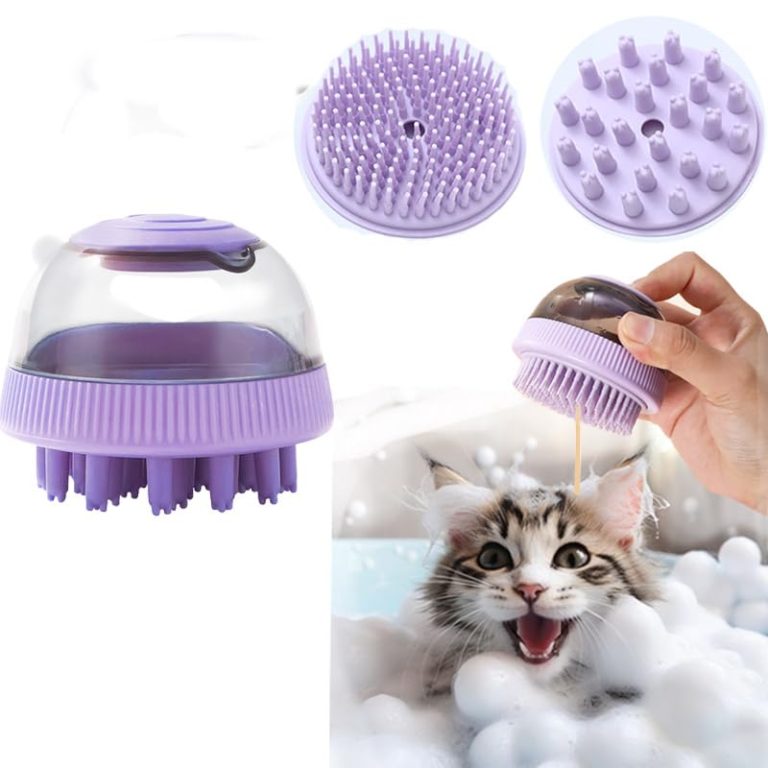 2-in-1 Cat and Dog Bath Brush