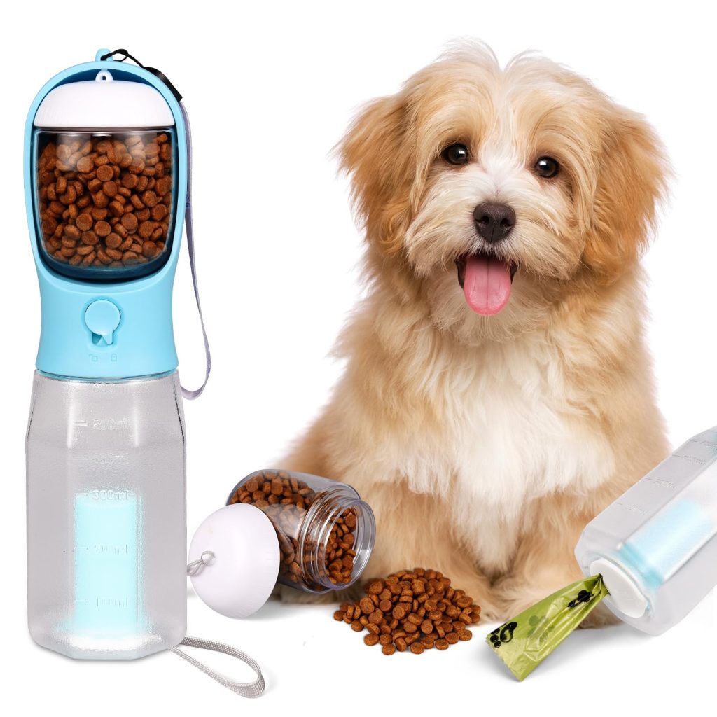 iWanGa 3 in 1 Dog Outdoor Water Bottle