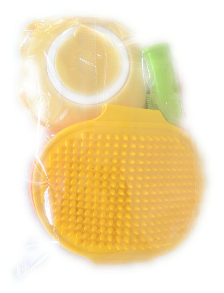 Dog Bath Brush Set