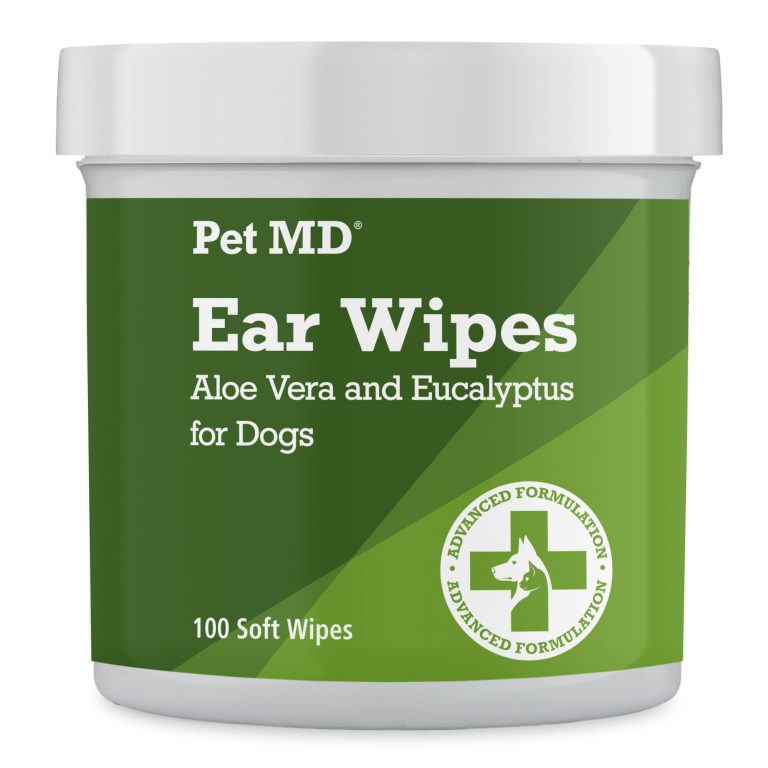 Pet MD Dog Ear Cleaner Wipes