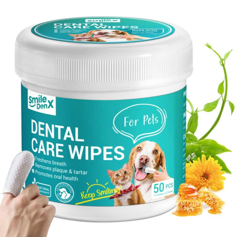 SmileDenX Dog Dental Care Wipes